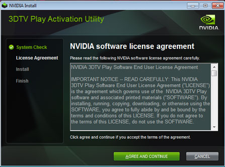 nvidia 3dtv play activation trial reset